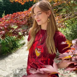 Alastor T-shirt voor Hazbin Hotel Fans rood