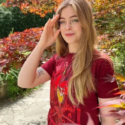 Alastor T-shirt voor Hazbin Hotel Fans rood