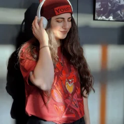 Alastor T-shirt voor Hazbin Hotel Fans rood