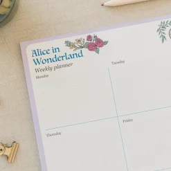 Alice in Wonderland - Flower Weekplanner