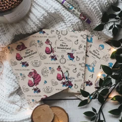 Alice in Wonderland - Set van 3 Notitieboeken