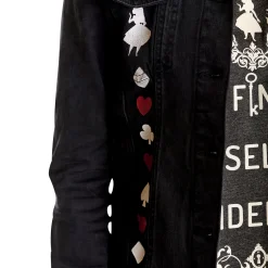 Alice in Wonderland - Zwarte dames spijkerjas