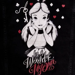 Alice in Wonderland - Zwarte dames spijkerjas