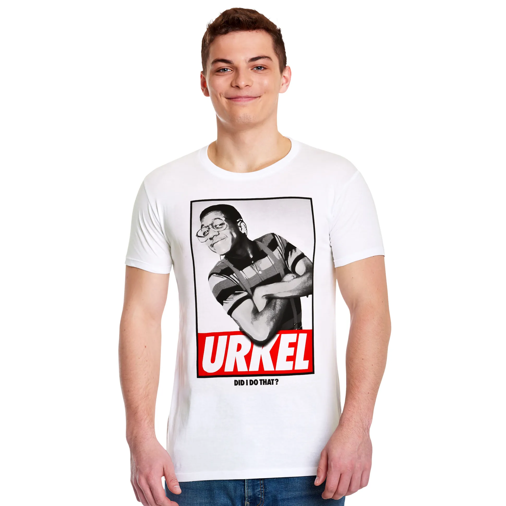Alles onder één dak - Steve Urkel T-Shirt wit WB 100e