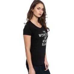 American Horror Story - Wednesdays Dames T-shirt Zwart