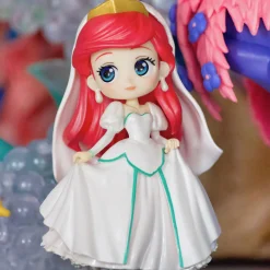 Ariël - De kleine zeemeermin in witte jurk Q Posket figuur 7 cm Versie E
