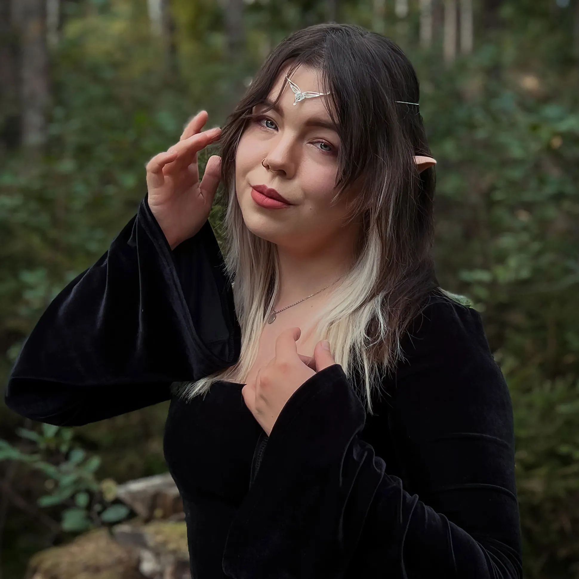 Arwen Tiara Ketting 925 Sterling Zilver - In de Ban van de Ring