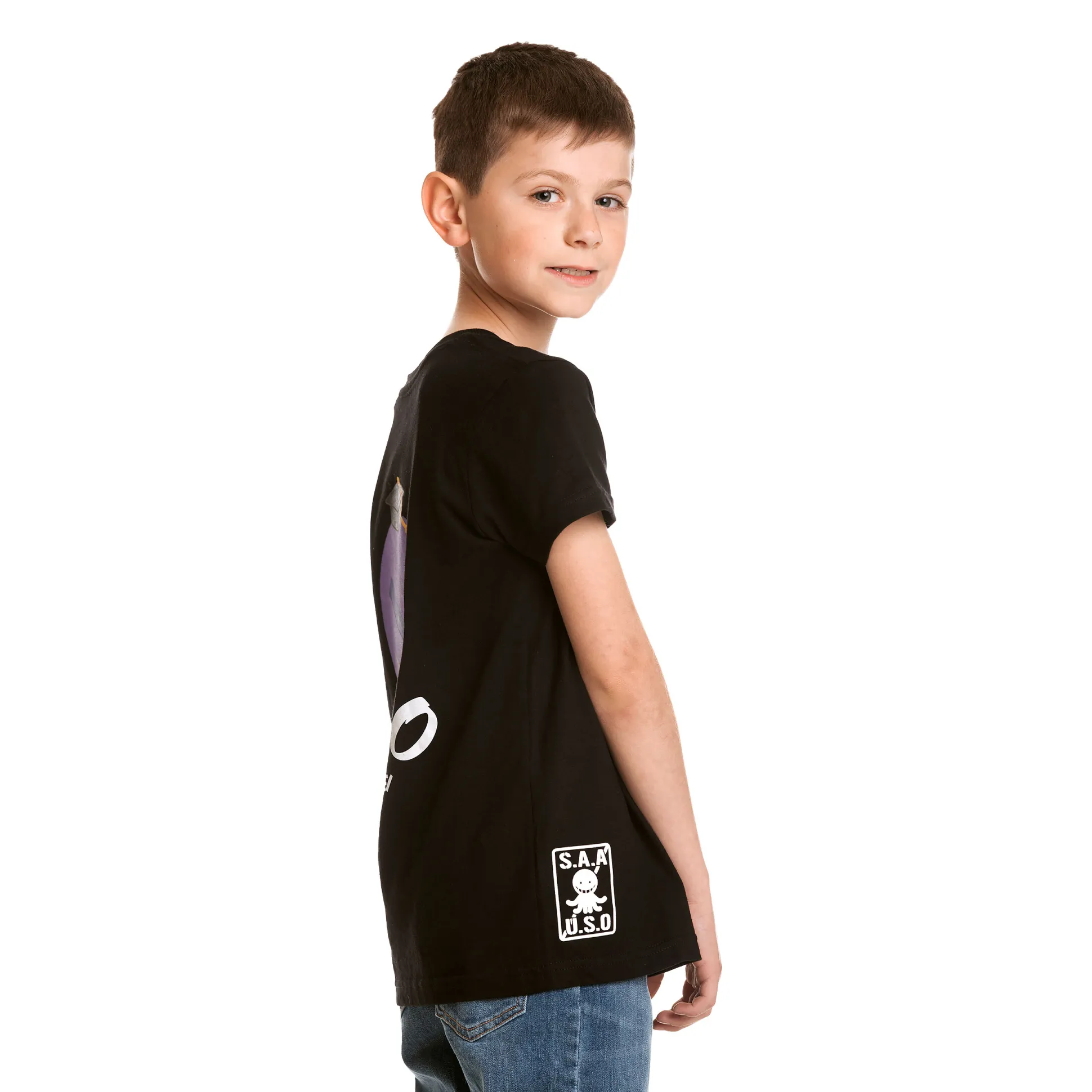 Assassination Classroom - Koro-Sensei Kinder T-Shirt Zwart