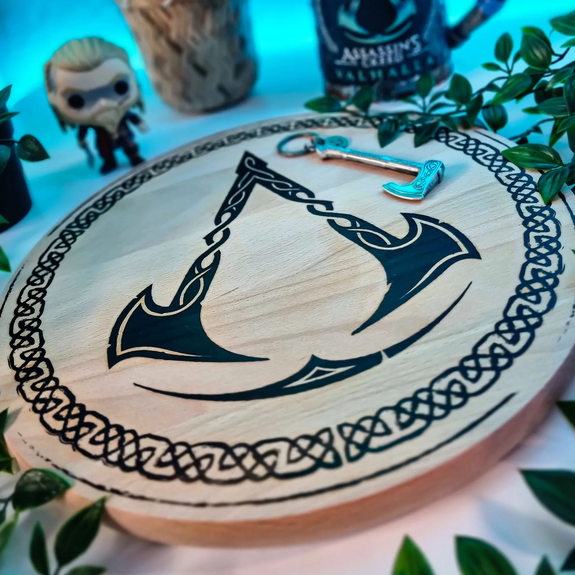 Assassin's Creed - Valhalla Logo Snijplank Beuken