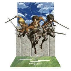 Attack on Titan - Eren, Mikasa & Armin Acryl Diorama Figuur