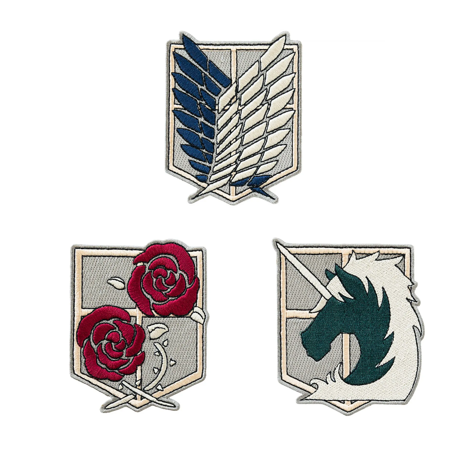 Attack on Titan - Scout Patch 3-delige Set