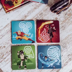 Avatar De Laatste Luchtmeester - Groep Onderzetter 4-delige Set