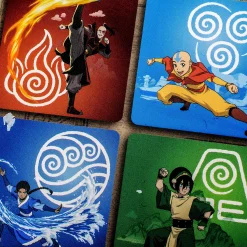 Avatar De Laatste Luchtmeester - Groep Onderzetter 4-delige Set