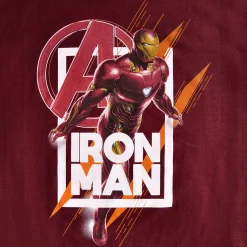 Avengers - Iron Man Fly T-Shirt rood