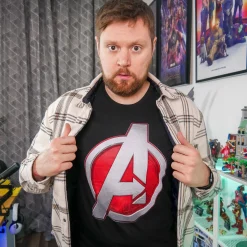 Avengers - Logo T-Shirt Zwart