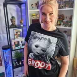 Baby Groot T-shirt zwart - Marvel