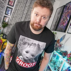 Baby Groot T-shirt zwart - Marvel