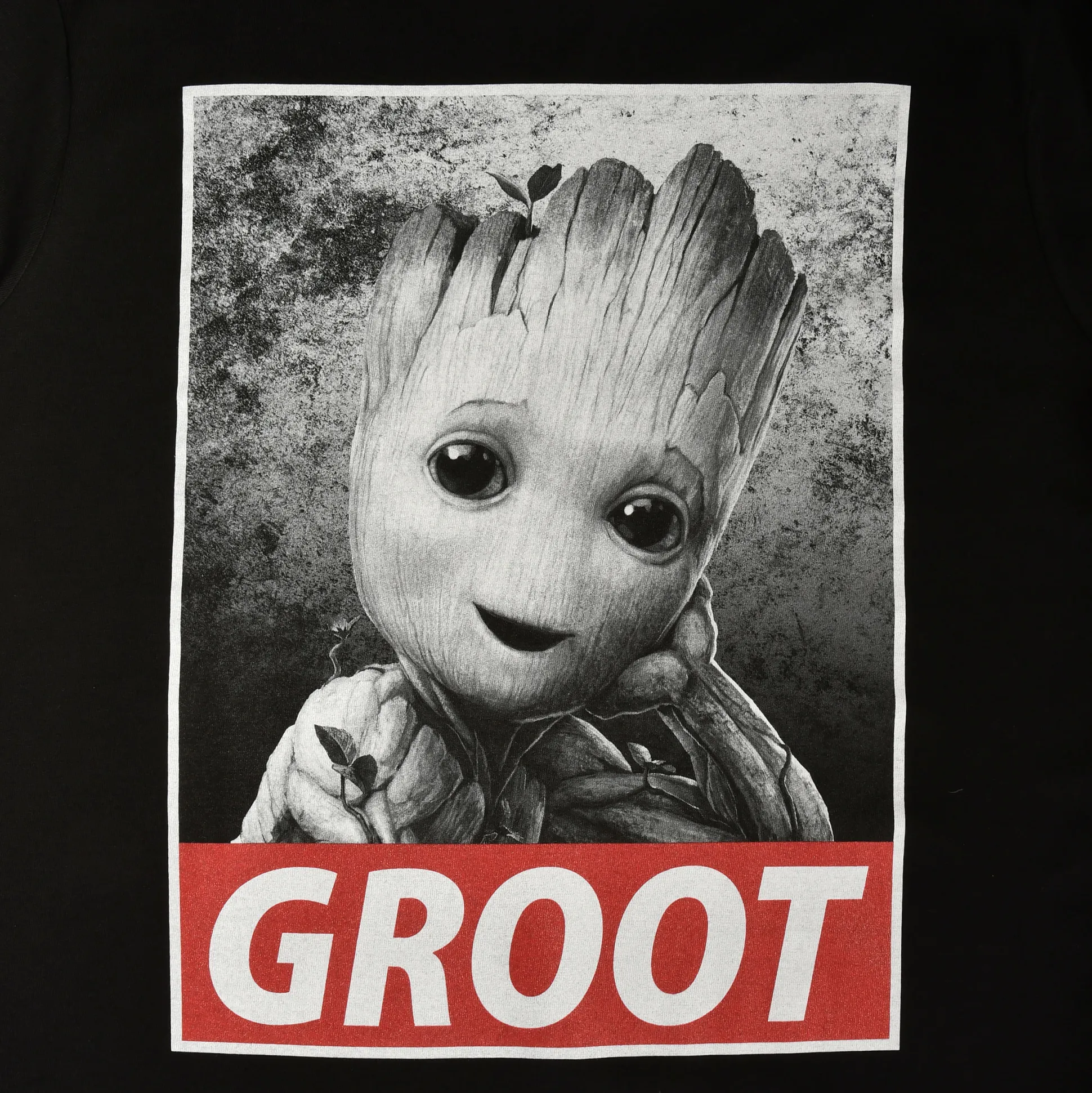 Baby Groot T-shirt zwart - Marvel