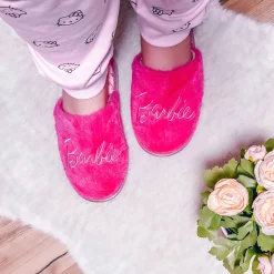 Barbie - Logo Pluche Pantoffels