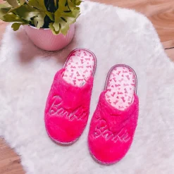 Barbie - Logo Pluche Pantoffels