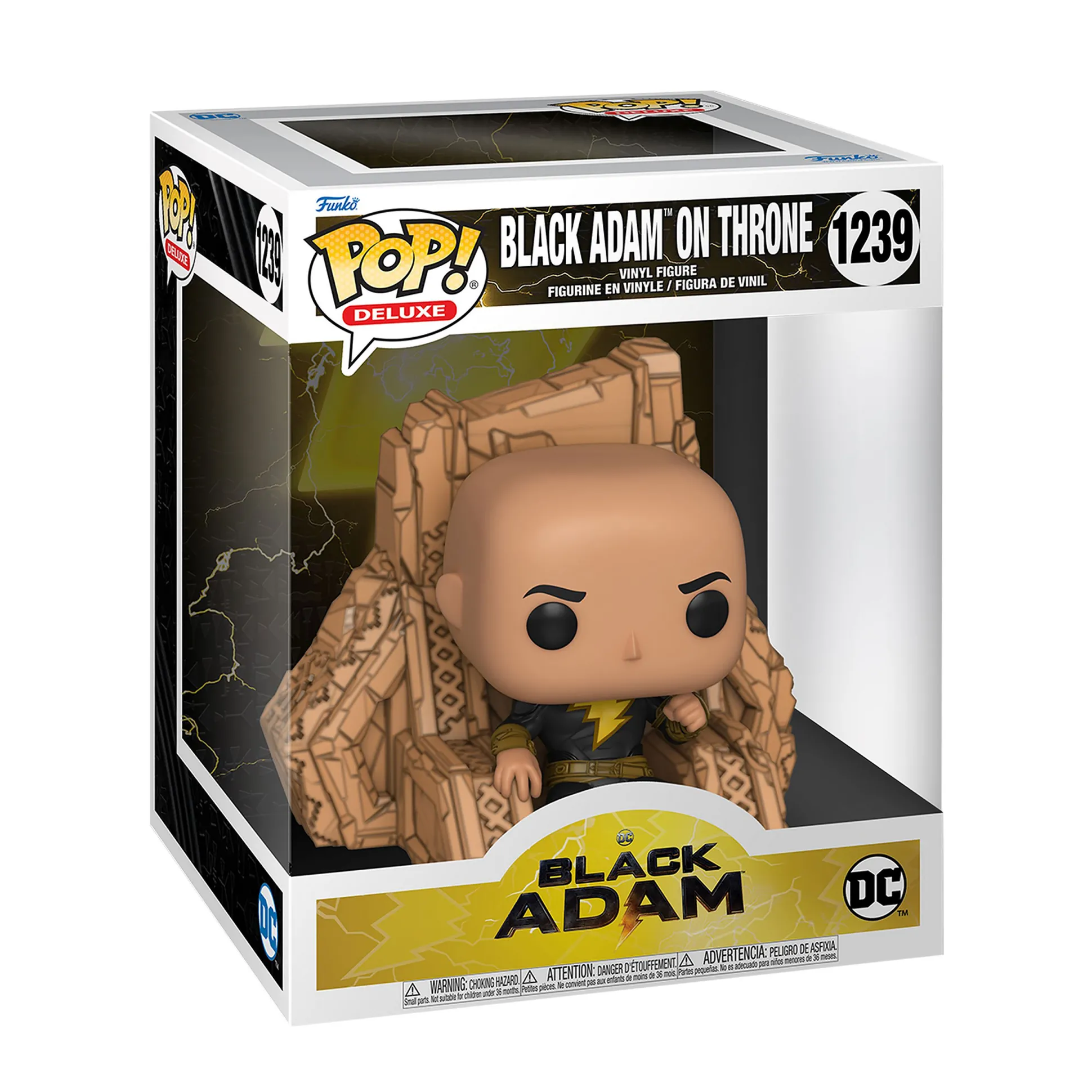 Black Adam op Troon Funko Pop Figuur