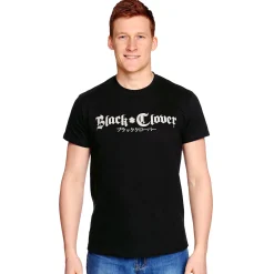 Black Clover - Zwart Stier Symbool T-Shirt Zwart