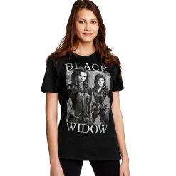Black Widow - Poster T-Shirt grijs