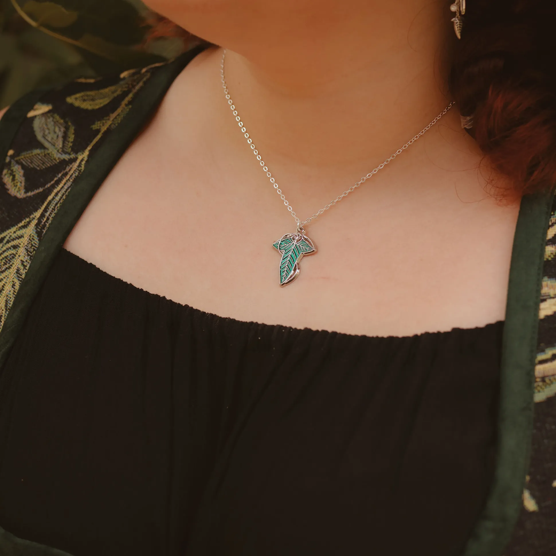 Blad Broche Ketting - Lord of the Rings