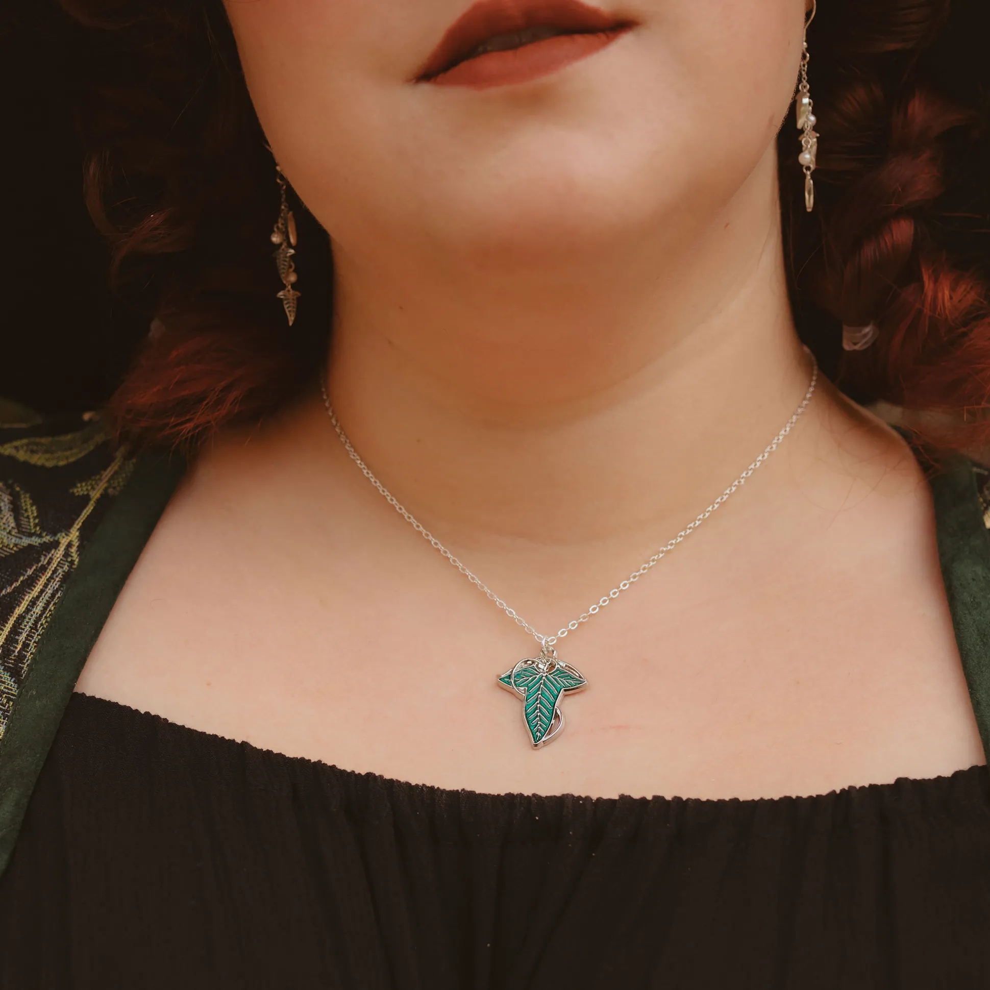 Blad Broche Ketting - Lord of the Rings