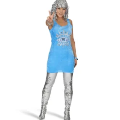 Blauw Oog Jurk Dames