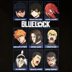 Blue Lock - Characters T-Shirt Zwart