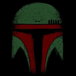 Boba Face T-shirt voor Star Wars Fans zwart