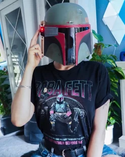 Boba Fett Throne T-shirt zwart - Star Wars Mandalorian