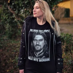 Boromir Men loopt niet zomaar Mordor binnen T-shirt - Lord of the Rings