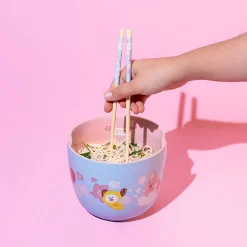 BT21 - Karakters Ramen Kom met Eetstokjes