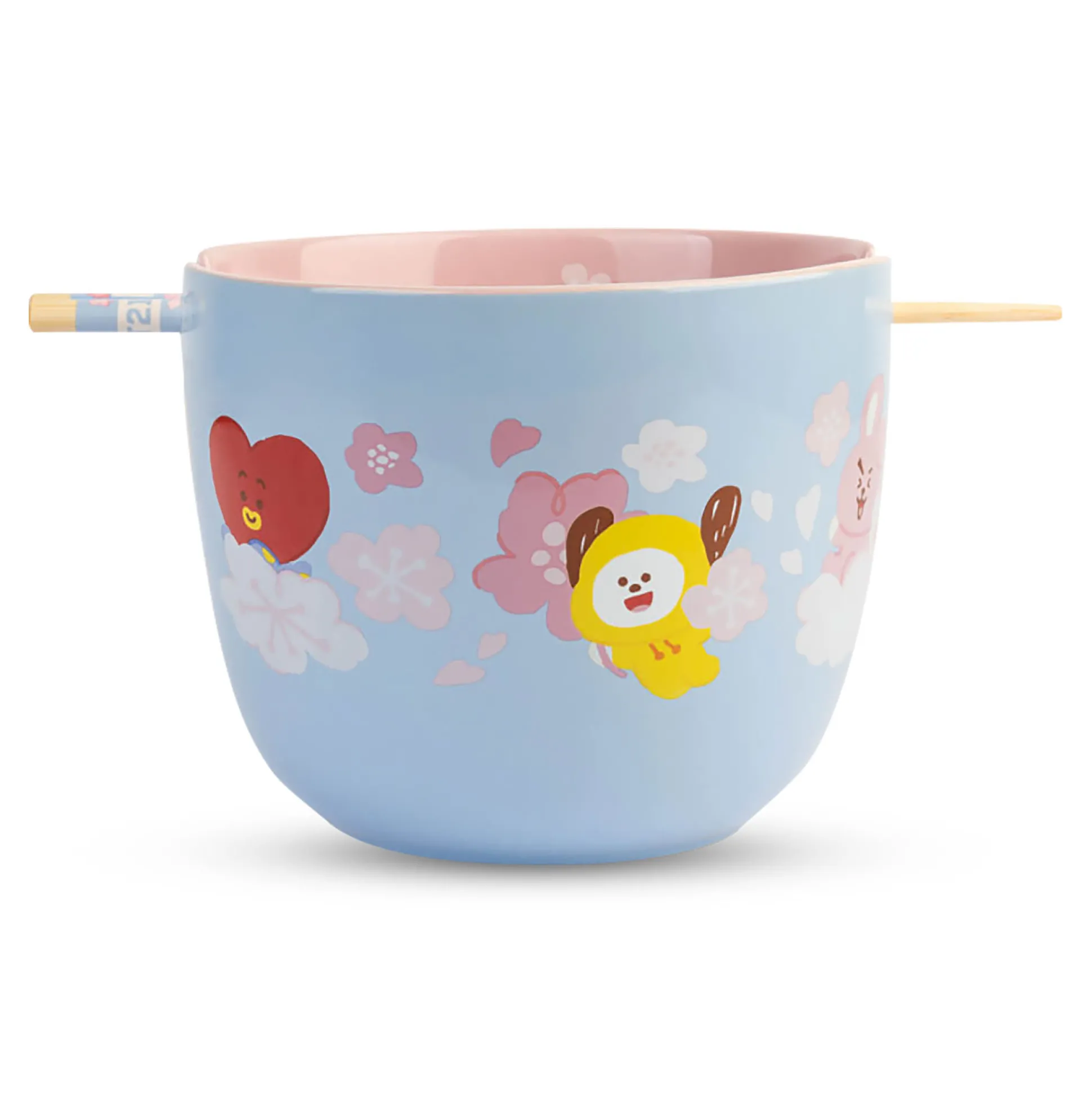 BT21 - Karakters Ramen Kom met Eetstokjes