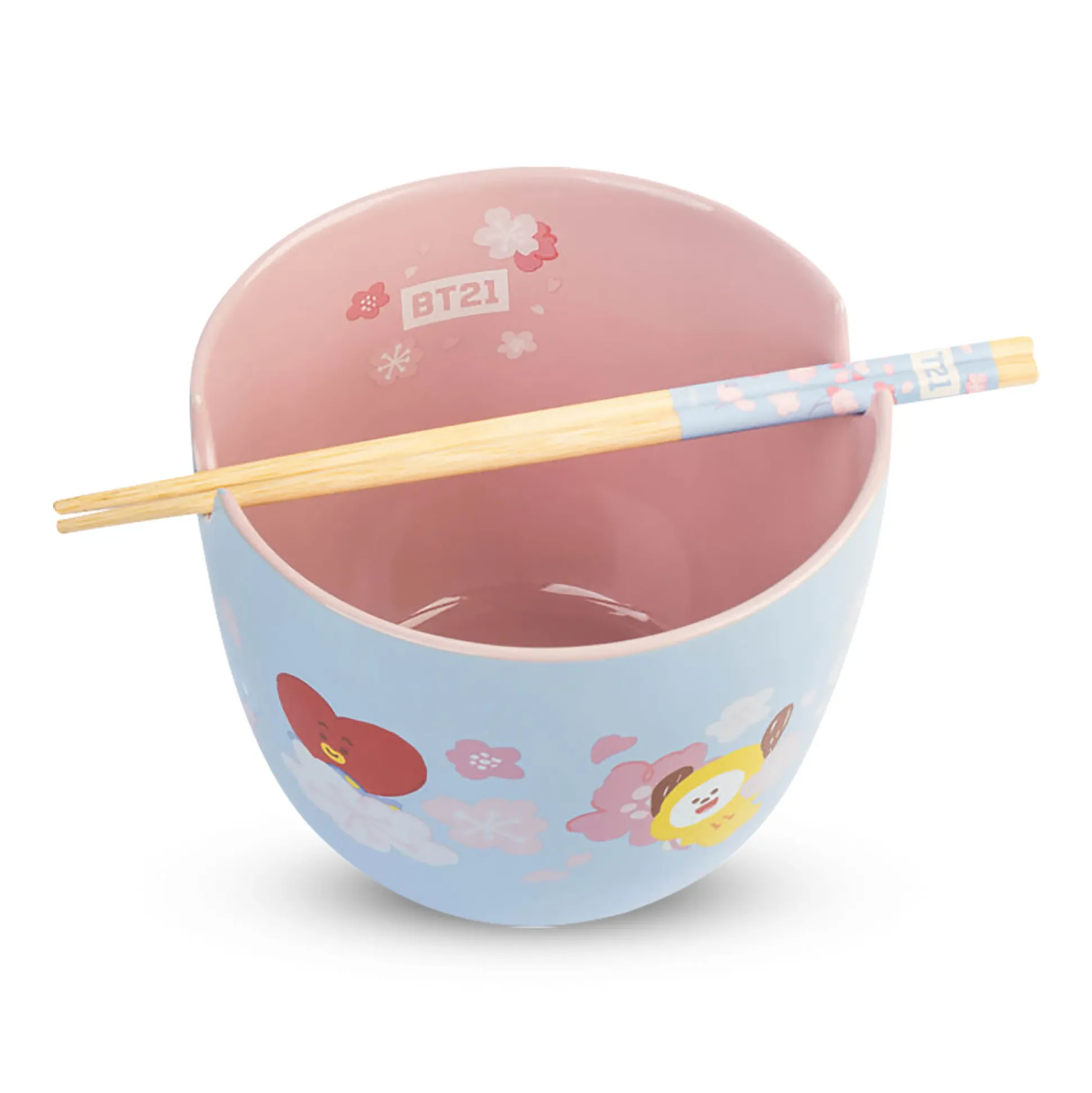 BT21 - Karakters Ramen Kom met Eetstokjes