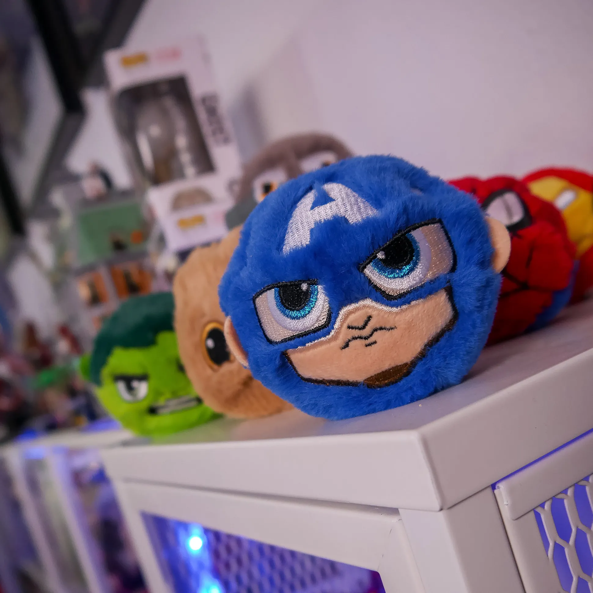 Captain America - Beanie Bouncers stuiterende pluchen bal