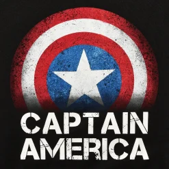 Captain America - Shield Hoodie Zwart