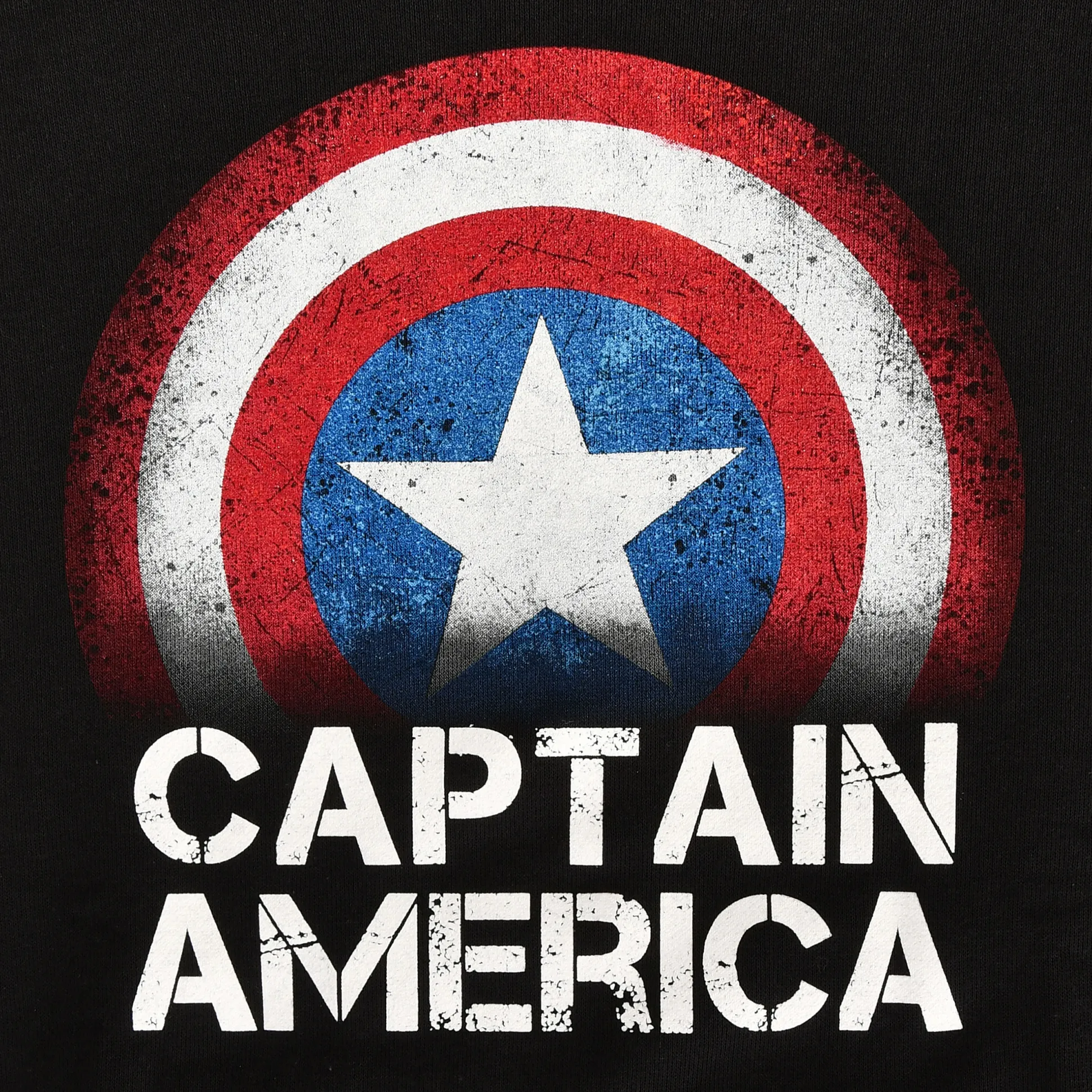 Captain America - Shield Hoodie Zwart