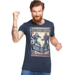 Captain America - Super Soldier Showdown Blauw T-shirt