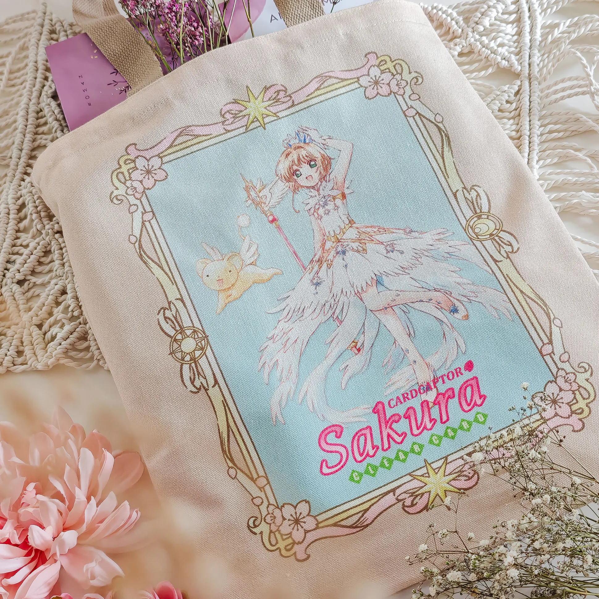 Card Captor Sakura: Clear Card - Sakura en Cerberus Tote Bag