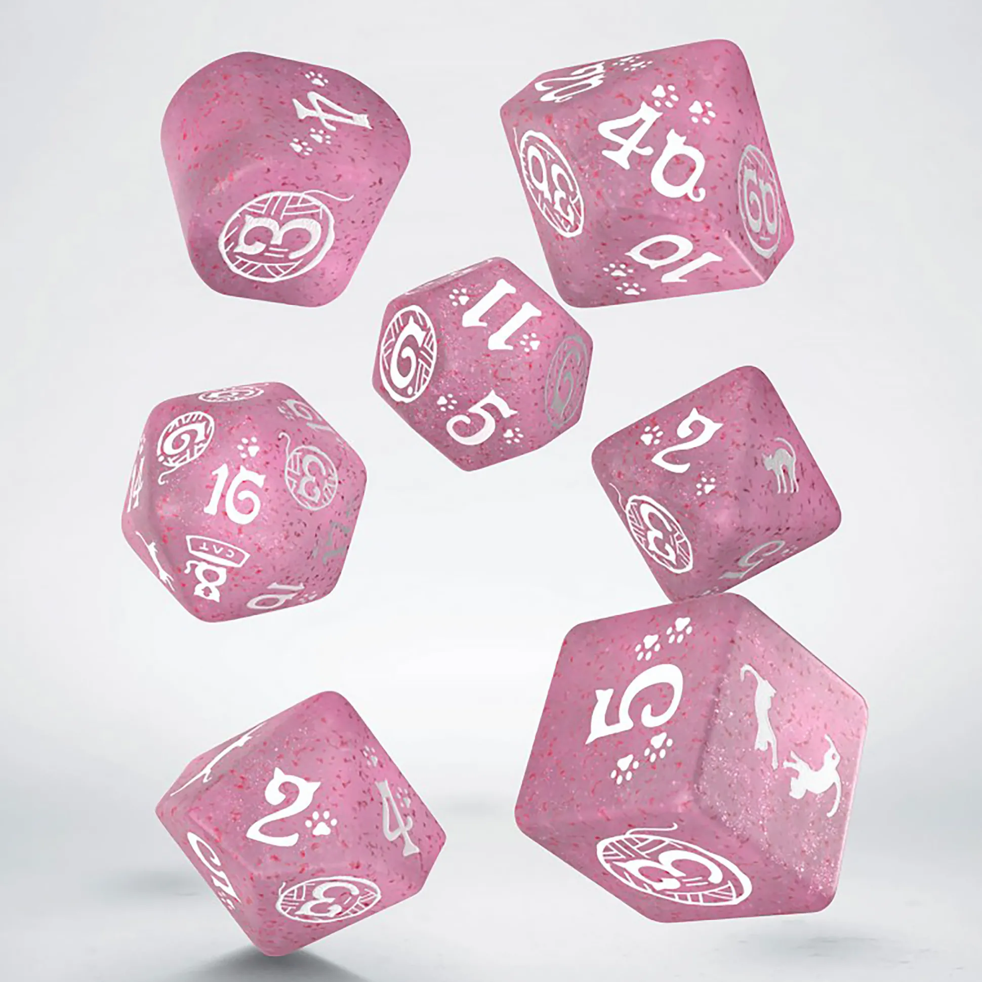 Cats - Daisy Glitter RPG Dobbelset 7-delig