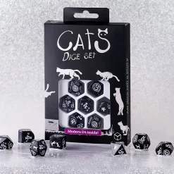 Cats Waffle Modern RPG Dobbelsteen Set 7dlg