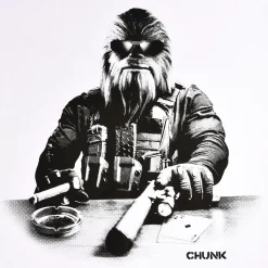 Chewie Agent T-Shirt voor Star Wars Fans wit