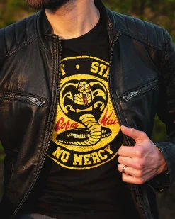 Cobra Kai Logo T-Shirt voor Karate Kid Fans zwart
