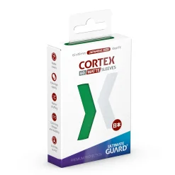 Cortex kaarthoezen mat groen 60-pack Ultimate Guard - Japanse maat voor TCG