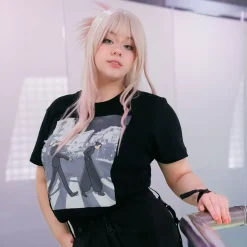 Crosswalk T-shirt voor Jujutsu Kaisen fans zwart