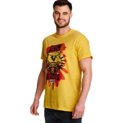 Cyberpunk 2077 - Gym Beasts T-shirt geel