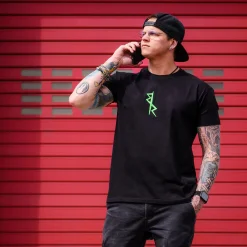 Cyberpunk Edgerunners - Rebecca Neon T-shirt Zwart